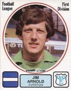 Cromo Jim Arnold - UK Football 1981-1982 - Panini