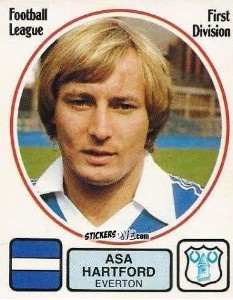 Figurina Mick Hartford - UK Football 1981-1982 - Panini