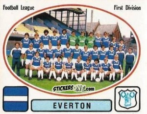 Figurina Team Photo - UK Football 1981-1982 - Panini