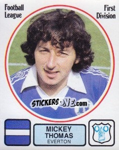 Figurina Mickey Thomas - UK Football 1981-1982 - Panini