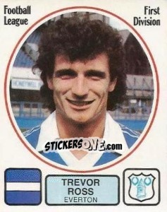 Figurina Trevor Ross - UK Football 1981-1982 - Panini