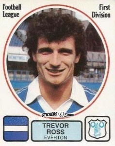 Figurina Trevor Ross - UK Football 1981-1982 n. 88 - Panini