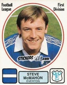 Sticker Steve McMahon - UK Football 1981-1982 - Panini