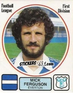 Figurina Mick Ferguson - UK Football 1981-1982 - Panini