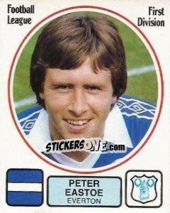 Cromo Peter Eastoe - UK Football 1981-1982 - Panini
