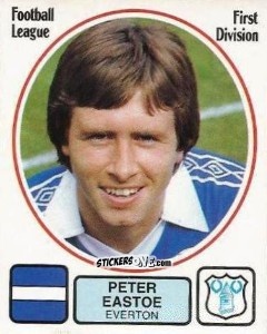 Cromo Peter Eastoe - UK Football 1981-1982 n. 91 - Panini