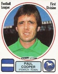 Figurina Paul Cooper - UK Football 1981-1982 - Panini