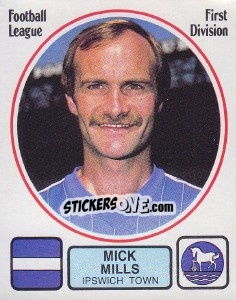 Figurina Mick Mills - UK Football 1981-1982 - Panini