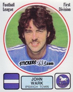 Cromo John Wark - UK Football 1981-1982 - Panini