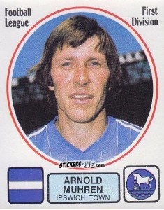 Sticker Arnold Muhren - UK Football 1981-1982 - Panini