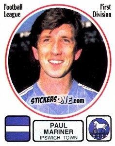 Sticker Paul Mariner - UK Football 1981-1982 - Panini