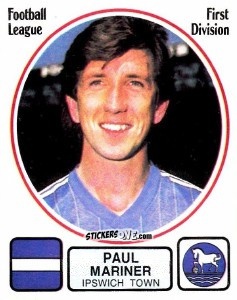 Sticker Paul Mariner - UK Football 1981-1982 - Panini