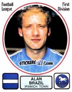 Sticker Alan Brazil - UK Football 1981-1982 - Panini