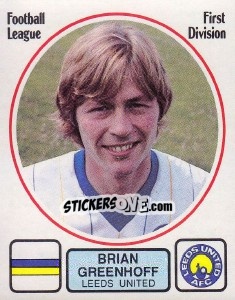 Figurina Brian Greenhoff - UK Football 1981-1982 - Panini