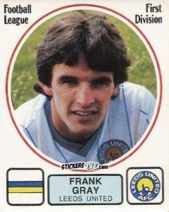 Sticker Frank Gray - UK Football 1981-1982 n. 112 - Panini