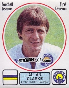 Cromo Allan Clarke - UK Football 1981-1982 - Panini