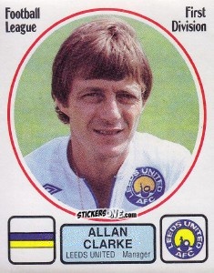 Sticker Allan Clarke - UK Football 1981-1982 n. 116 - Panini