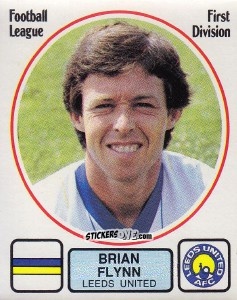 Figurina Brian Flynn - UK Football 1981-1982 - Panini