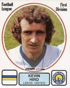 Figurina Kevin Hird - UK Football 1981-1982 - Panini