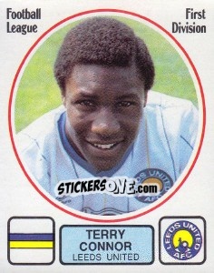 Sticker Terry Connor - UK Football 1981-1982 - Panini