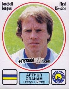 Cromo Arthur Graham - UK Football 1981-1982 - Panini