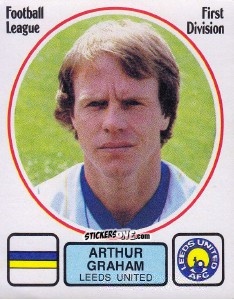 Cromo Arthur Graham - UK Football 1981-1982 n. 122 - Panini