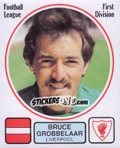 Sticker Bruce Grobbelaar - UK Football 1981-1982 - Panini