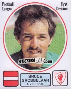 Sticker Bruce Grobbelaar - UK Football 1981-1982 n. 124 - Panini