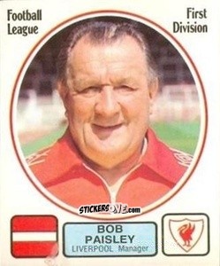 Cromo Bob Paisley - UK Football 1981-1982 n. 131 - Panini