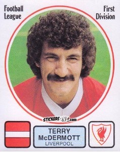 Sticker Terry McDermott - UK Football 1981-1982 n. 132 - Panini