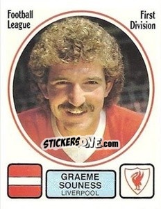 Cromo Graeme Souness - UK Football 1981-1982 - Panini