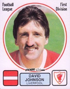 Sticker David Johnson - UK Football 1981-1982 n. 137 - Panini