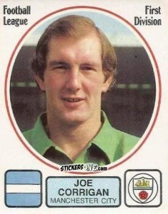 Cromo Joe Corrigan - UK Football 1981-1982 n. 139 - Panini