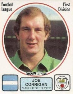 Sticker Joe Corrigan - UK Football 1981-1982 - Panini