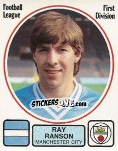 Figurina Ray Ranson - UK Football 1981-1982 - Panini