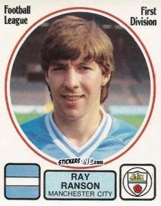 Figurina Ray Ranson - UK Football 1981-1982 n. 140 - Panini
