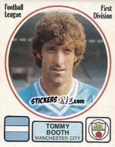 Cromo Tommy Booth - UK Football 1981-1982 - Panini