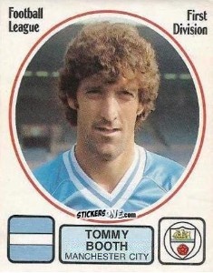 Figurina Tommy Booth - UK Football 1981-1982 - Panini