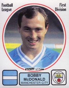 Sticker Bobby McDonald - UK Football 1981-1982 n. 144 - Panini