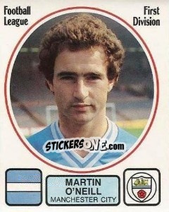 Sticker Martin O'Neill - UK Football 1981-1982 - Panini