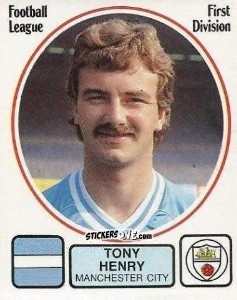 Figurina Tony Henry - UK Football 1981-1982 n. 150 - Panini