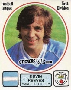 Figurina Kevin Reeves - UK Football 1981-1982 - Panini