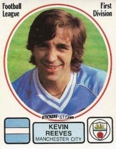 Cromo Kevin Reeves - UK Football 1981-1982 - Panini