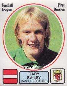 Sticker Gary Bailey - UK Football 1981-1982 n. 154 - Panini