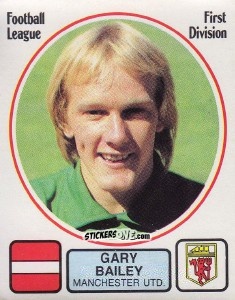 Cromo Gary Bailey - UK Football 1981-1982 - Panini