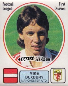 Figurina Mike Duxbury - UK Football 1981-1982 - Panini