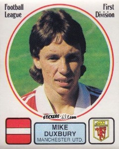 Cromo Mike Duxbury - UK Football 1981-1982 n. 155 - Panini