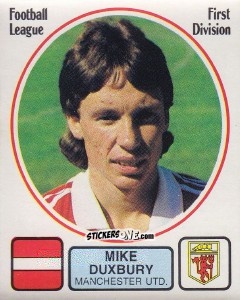 Figurina Mike Duxbury - UK Football 1981-1982 - Panini