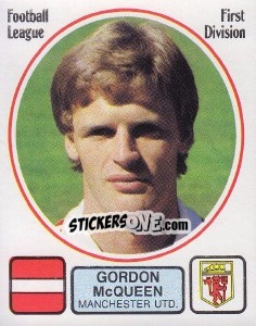 Sticker Gordon McQueen - UK Football 1981-1982 - Panini