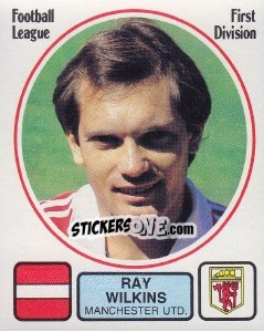 Sticker Ray Wilkins - UK Football 1981-1982 - Panini